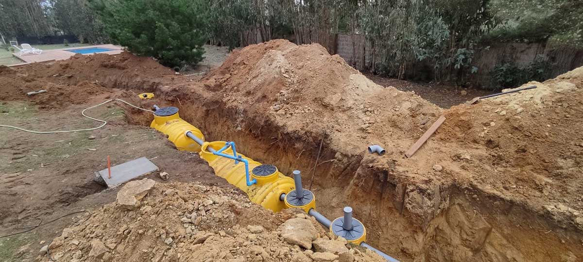 Instalación de una planta de tratamiento de aguas servidas domiciliaria en Valparaíso