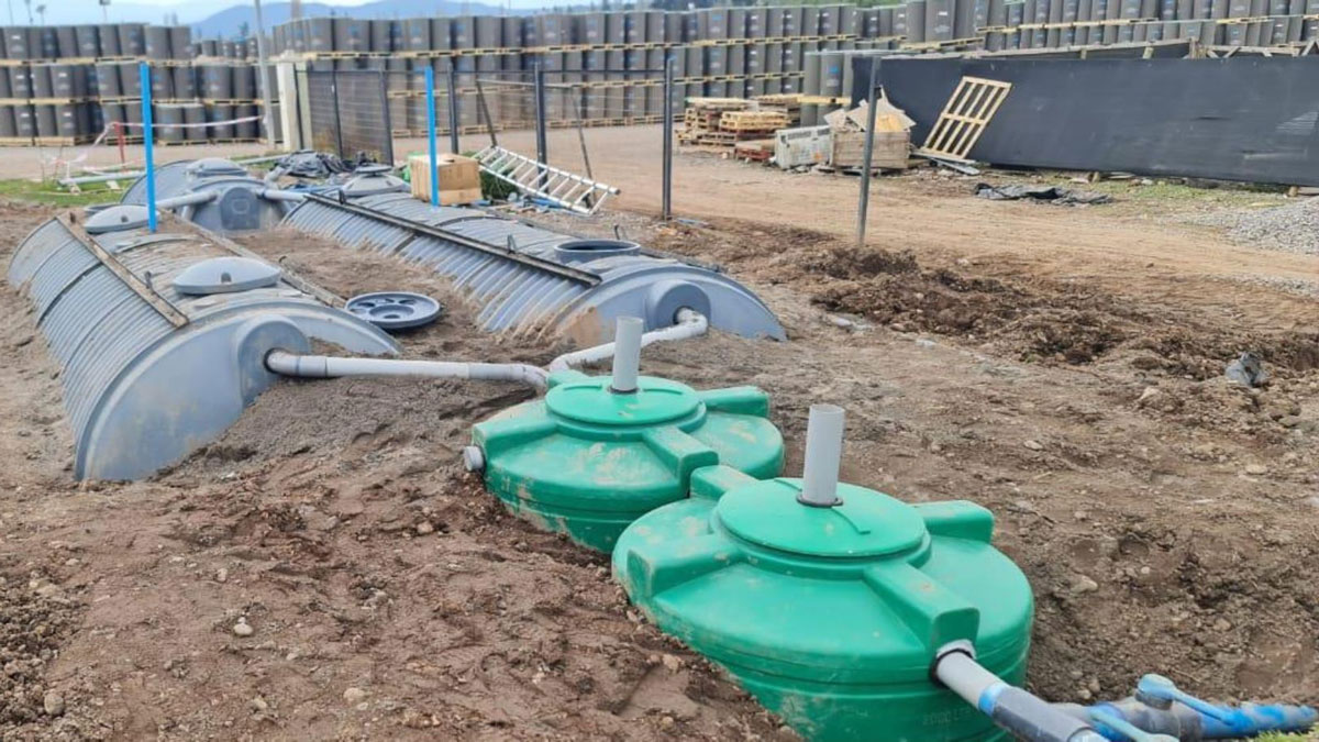 Instalación de una planta de tratamiento de aguas servidas en Valparaíso